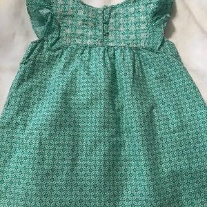 2T Green Cotton on Kids Dress